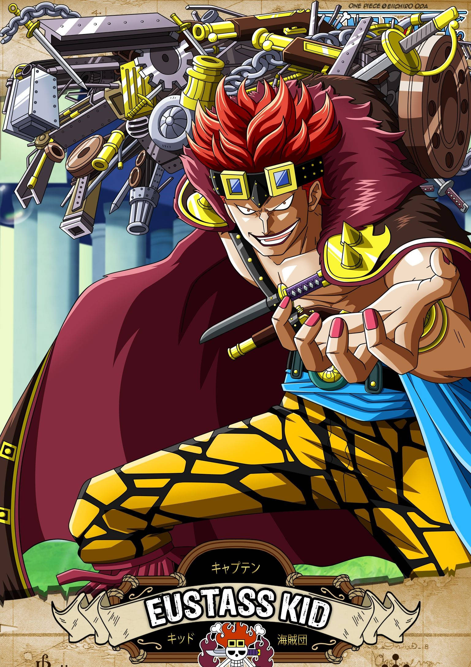 Bìa anime HD Eustass Kid Hình nền