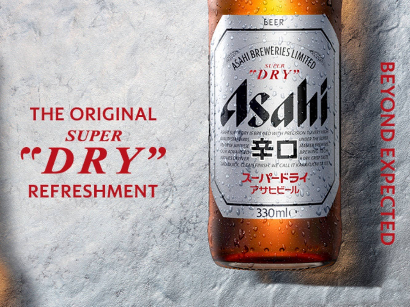 Bia Asahi Super Dry Bản Gốc Tươi Mát Hình nền