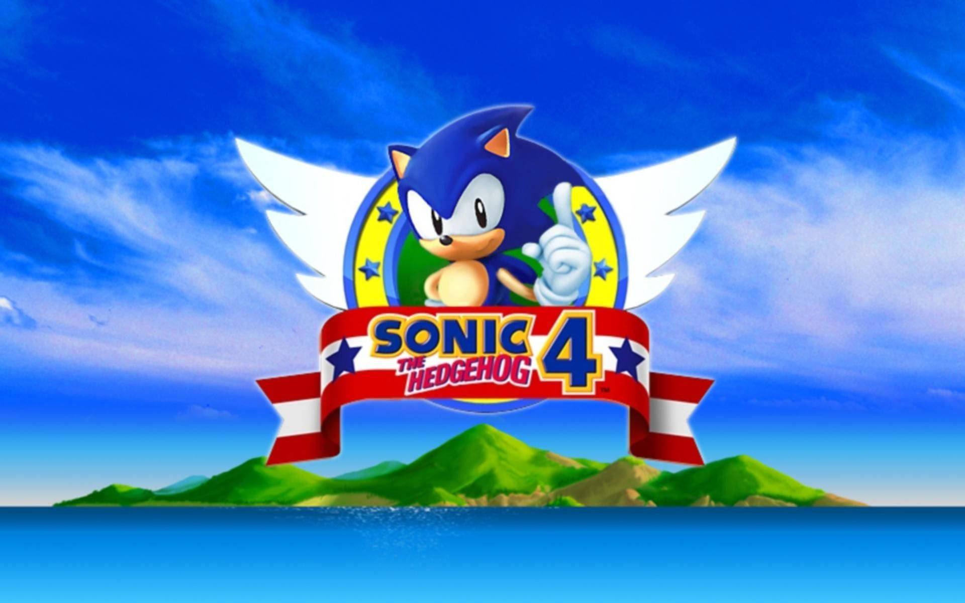 Hình nền HD bìa game nền tảng Sonic the Hedgehog 4.