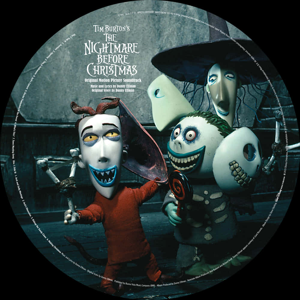 Bìa Nhạc Phim The Nightmare Before Christmas Hình nền