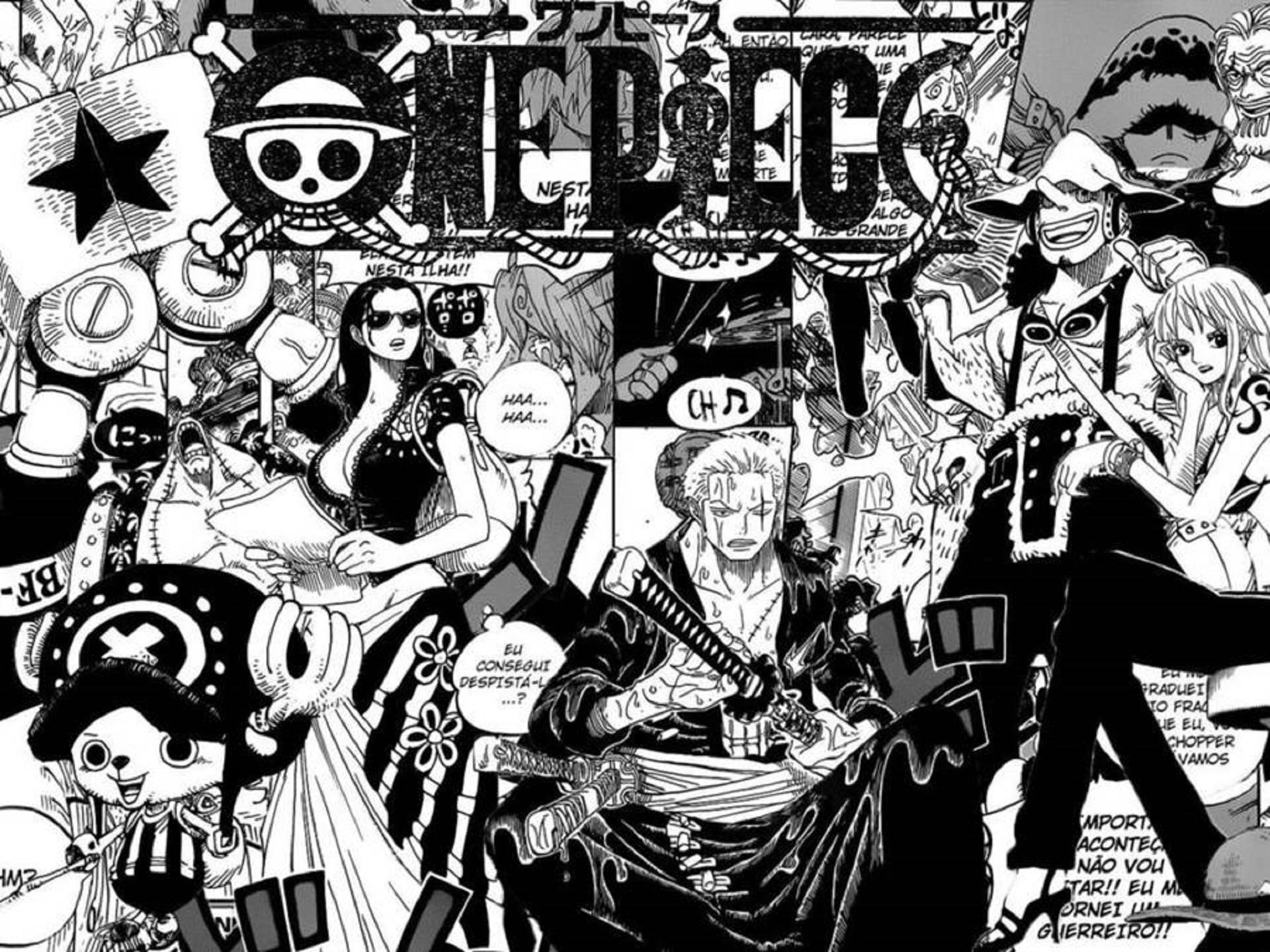 Bìa Panel Manga One Piece Hình nền