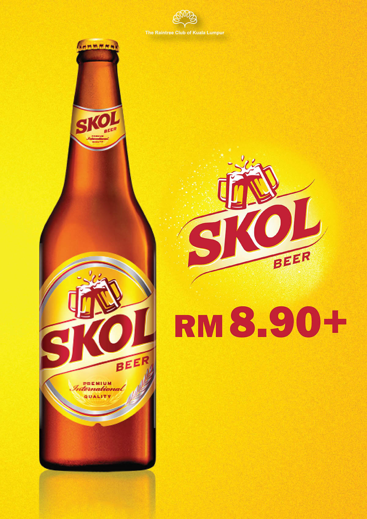 Bia Skol Nền Vàng Hình nền