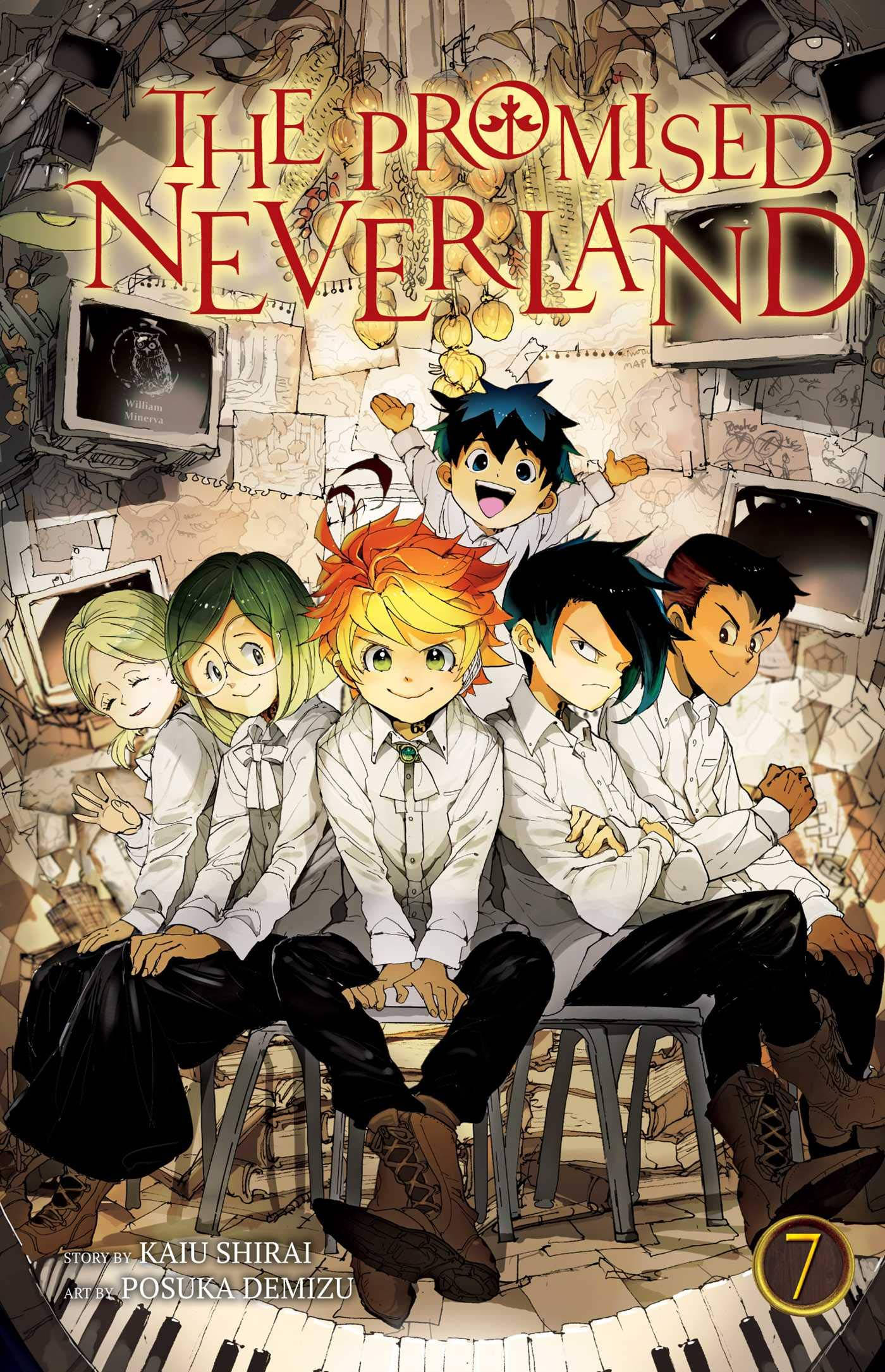 Bìa Tập 7 The Promised Neverland Hình nền