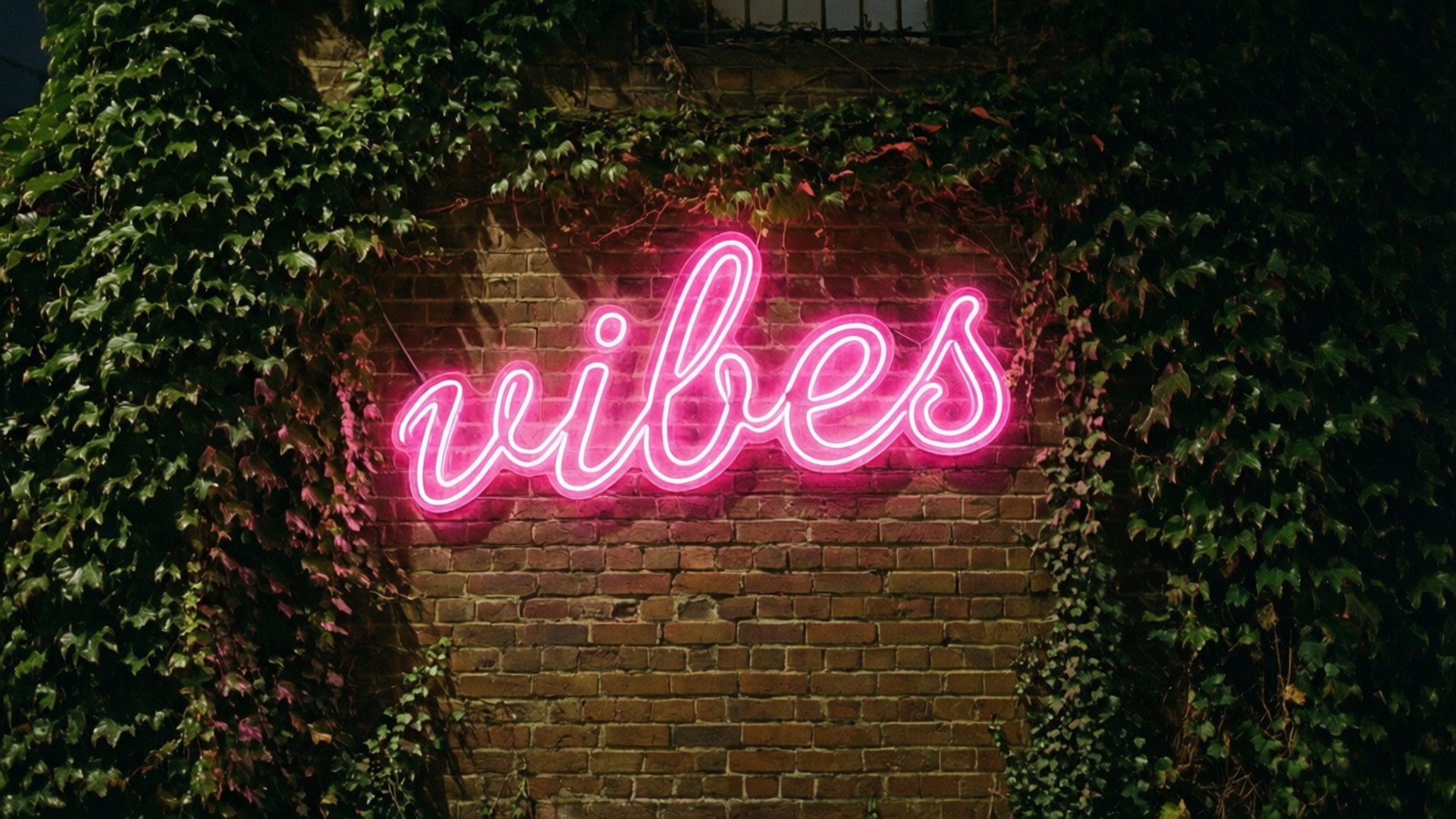 Biển hiệu Neon Vibes Hình nền
