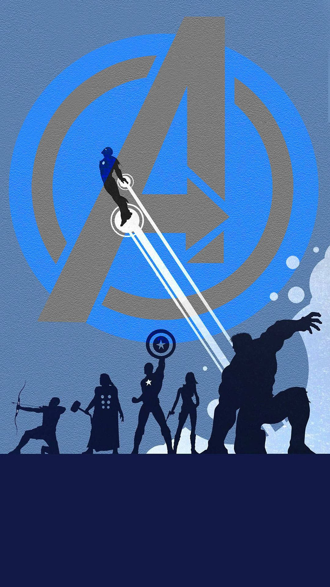 Siêu anh hùng Biệt Đội Avengers Marvel với Hulk, Captain America, Black Widow, Thor và những người khác.