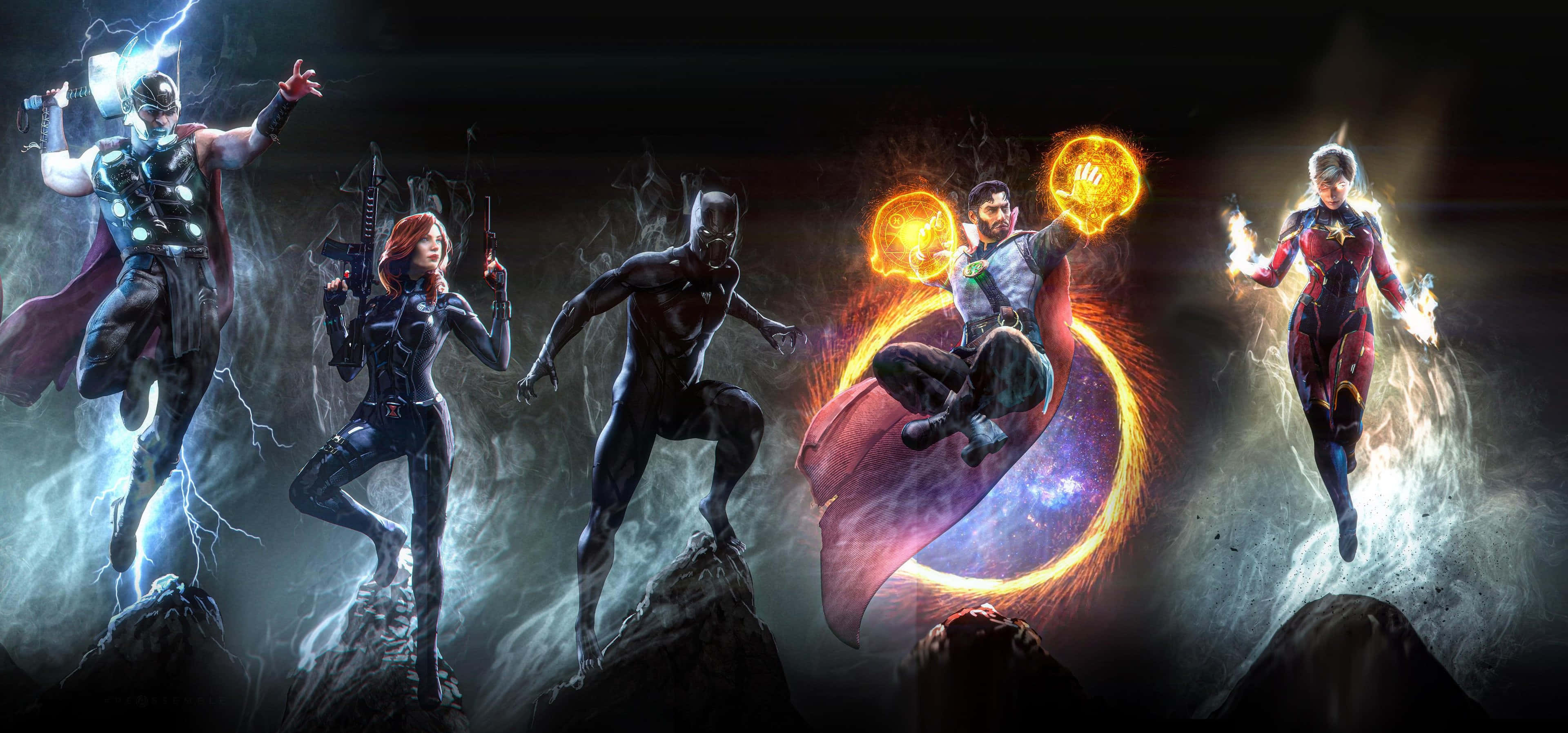 Biệt Đội Avengers Bất Khả Chiến Thắng Hình nền