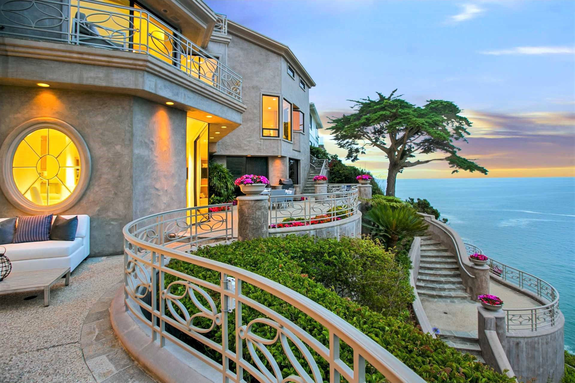 Biệt thự bãi biển California Hình nền