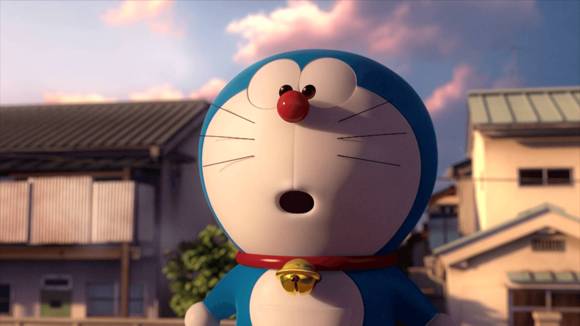 Biểu cảm ngạc nhiên của Doraemon 3D Hình nền