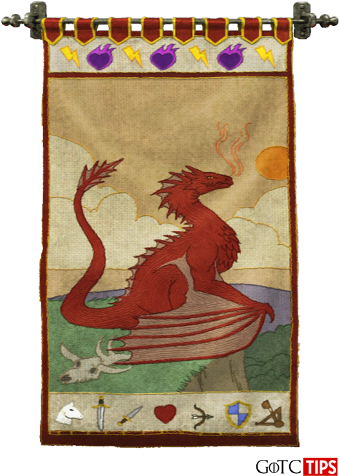 Biểu ngữ Nhà Targaryen Game of Thrones Hình nền