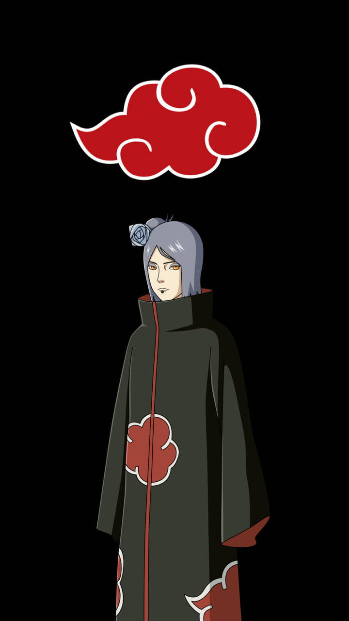 Biểu tượng Akatsuki Konan của Amegakure Hình nền