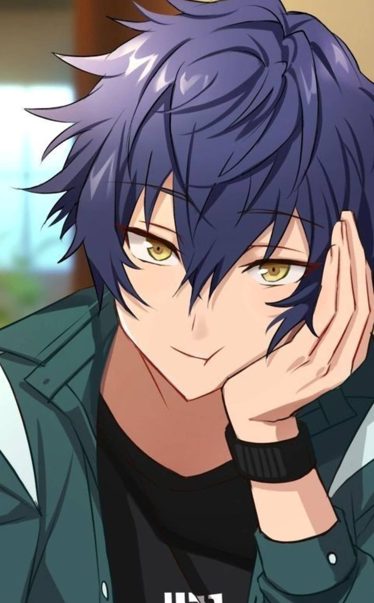 Biểu tượng Anime Boy Thẩm mỹ Tóc Chàm Hình nền