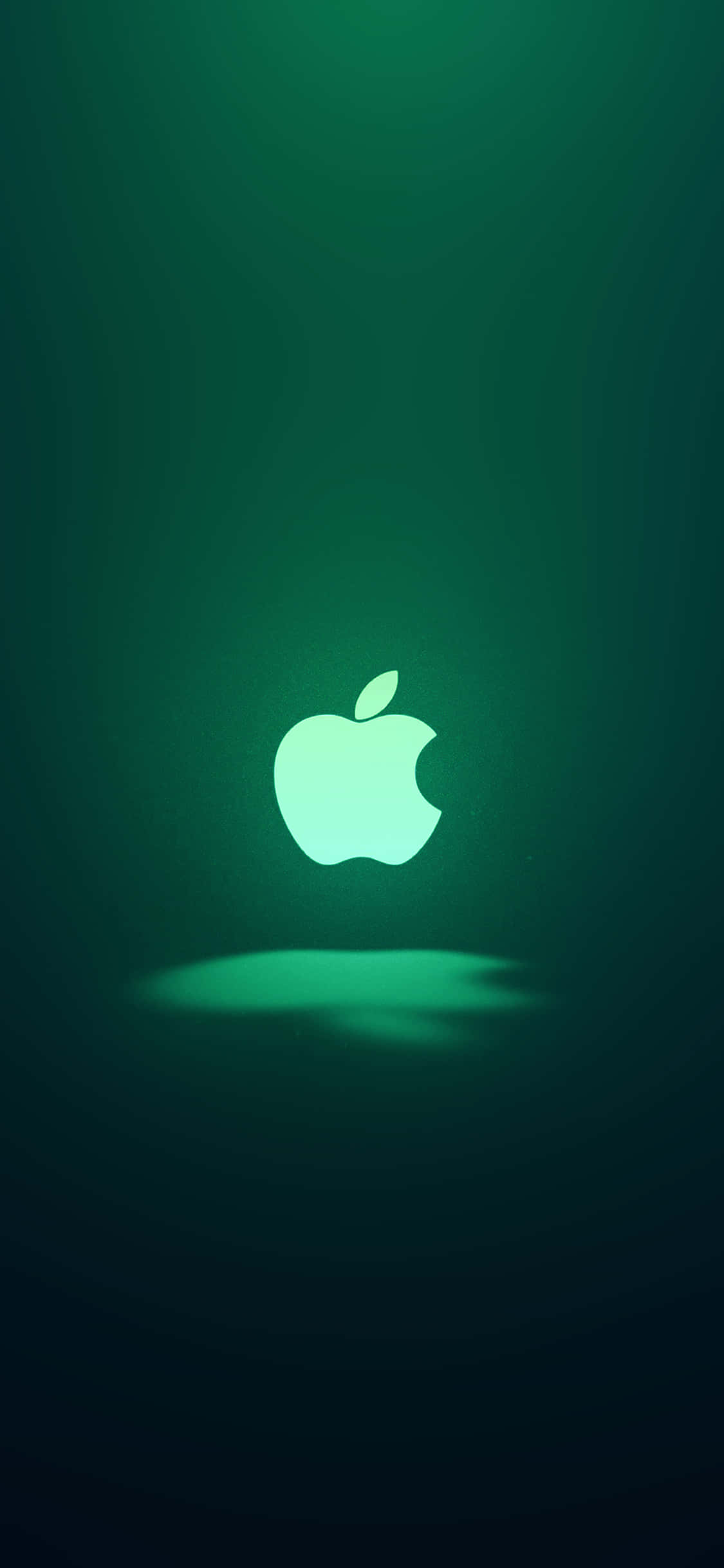Biểu tượng Apple iPhone 11 màu xanh mang tính biểu tượng Hình nền