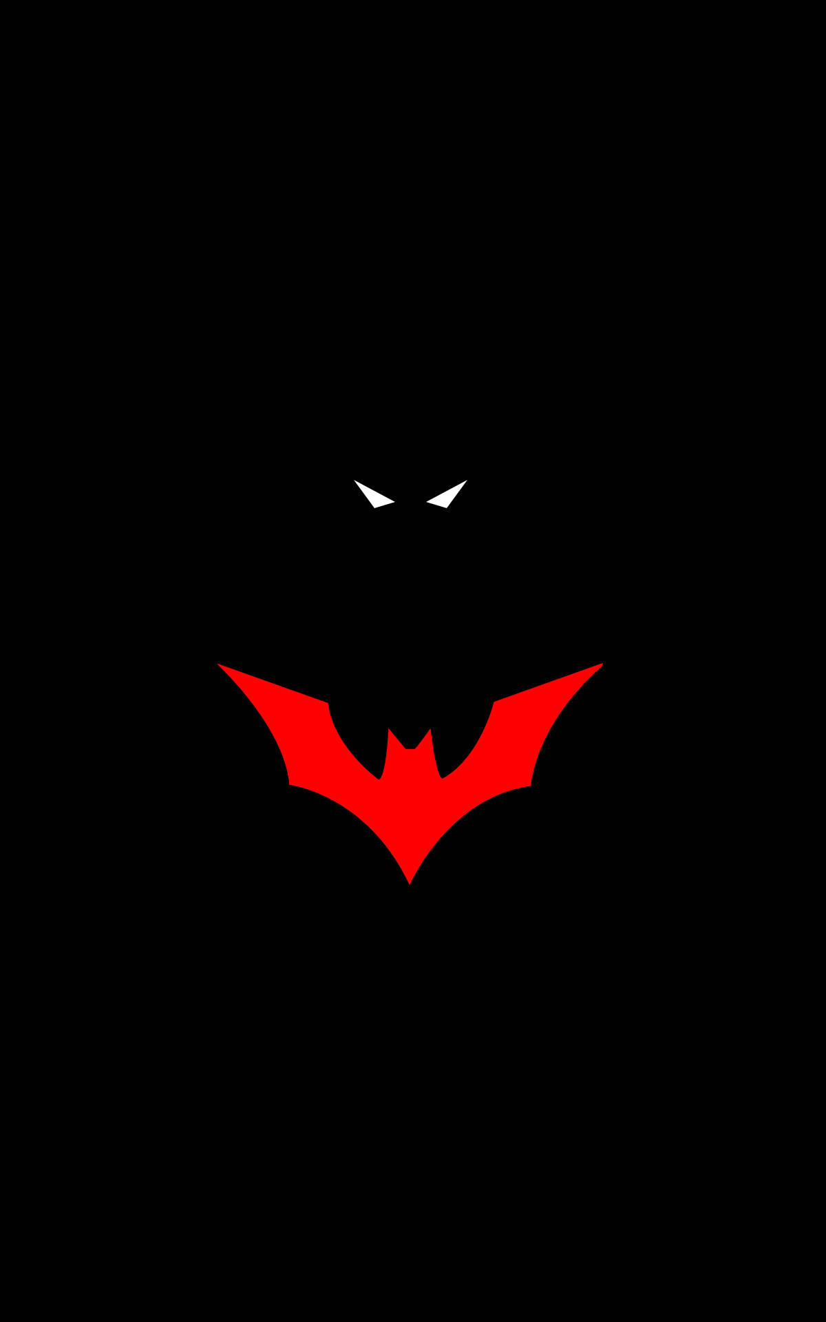 Biểu Tượng Batman Tối Giản iPhone Hình nền