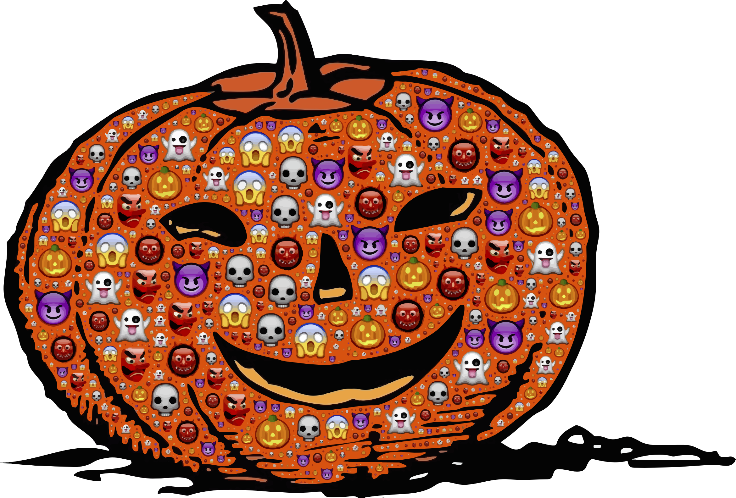 Biểu tượng cảm xúc hình quả bí ngô Halloween.PNG Hình nền