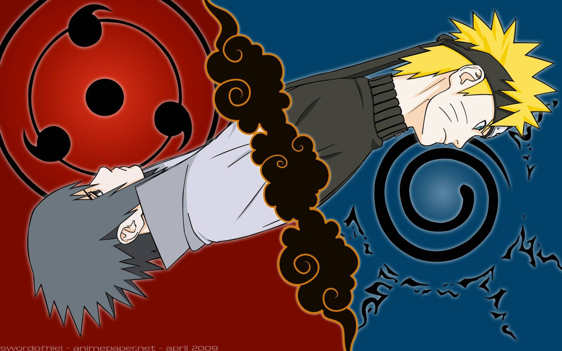 Biểu tượng của Sasuke và Naruto Hình nền