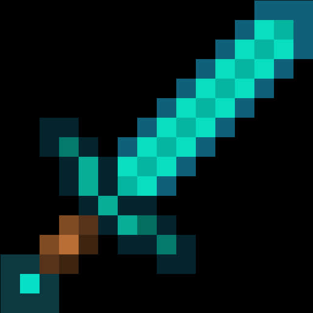 Biểu tượng Kiếm Kim Cương Minecraft Hình nền