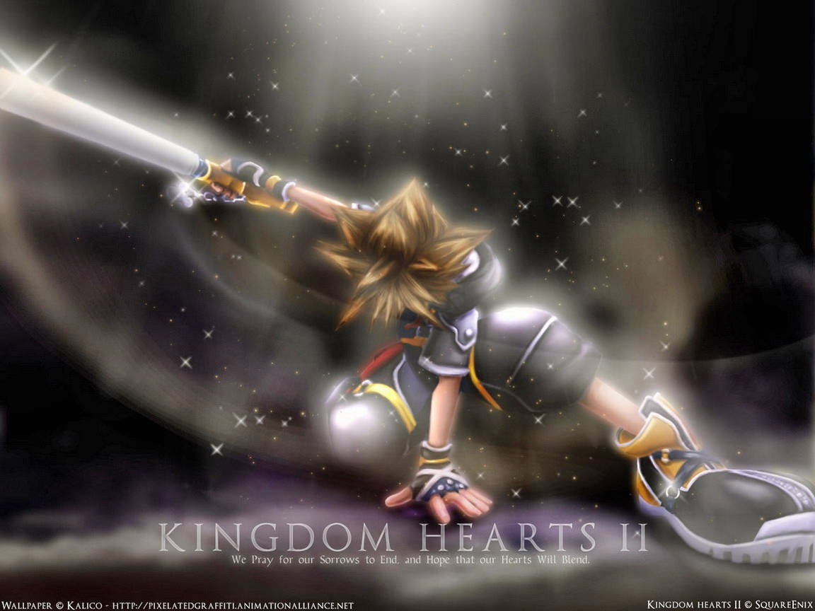 Biểu tượng Kingdom Hearts tinh xảo Hình nền