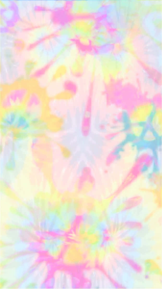 Biểu tượng mắt trên nền nhuộm cầu vồng pastel Hình nền