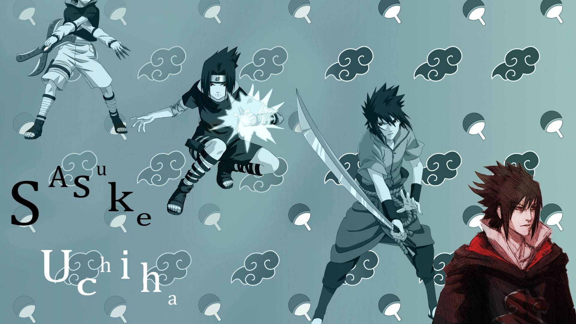 Biểu tượng Naruto cùng Sasuke Hình nền