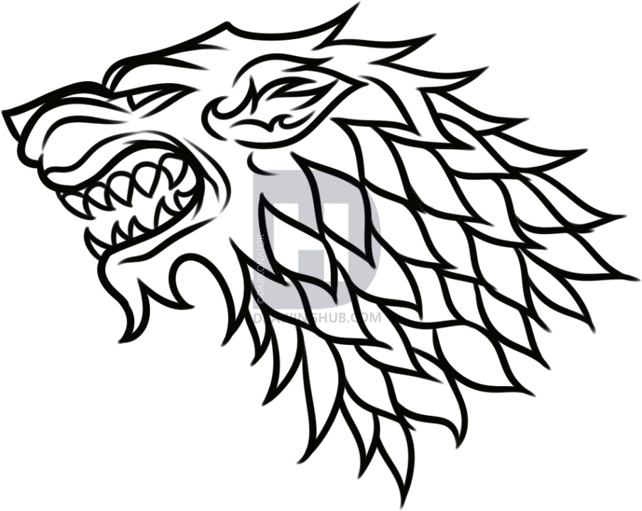 Biểu tượng Nhà Stark Game of Thrones Hình nền