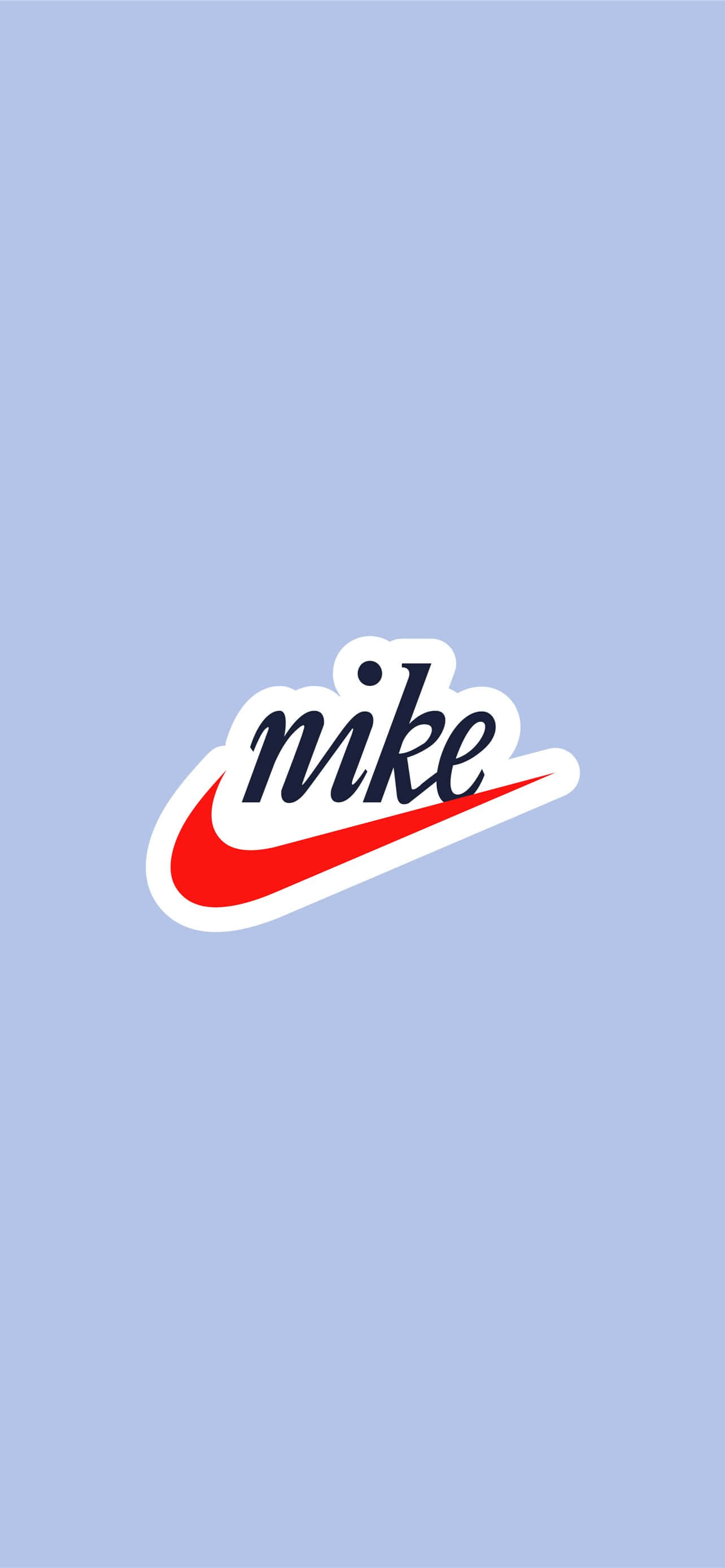 Biểu tượng Nike màu xanh mang tính biểu tượng Hình nền
