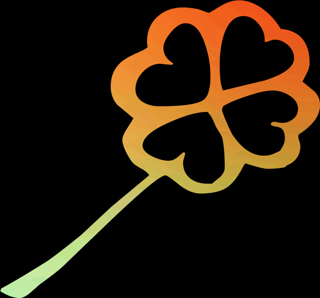 Biểu tượng Shamrock Gradient Hình nền
