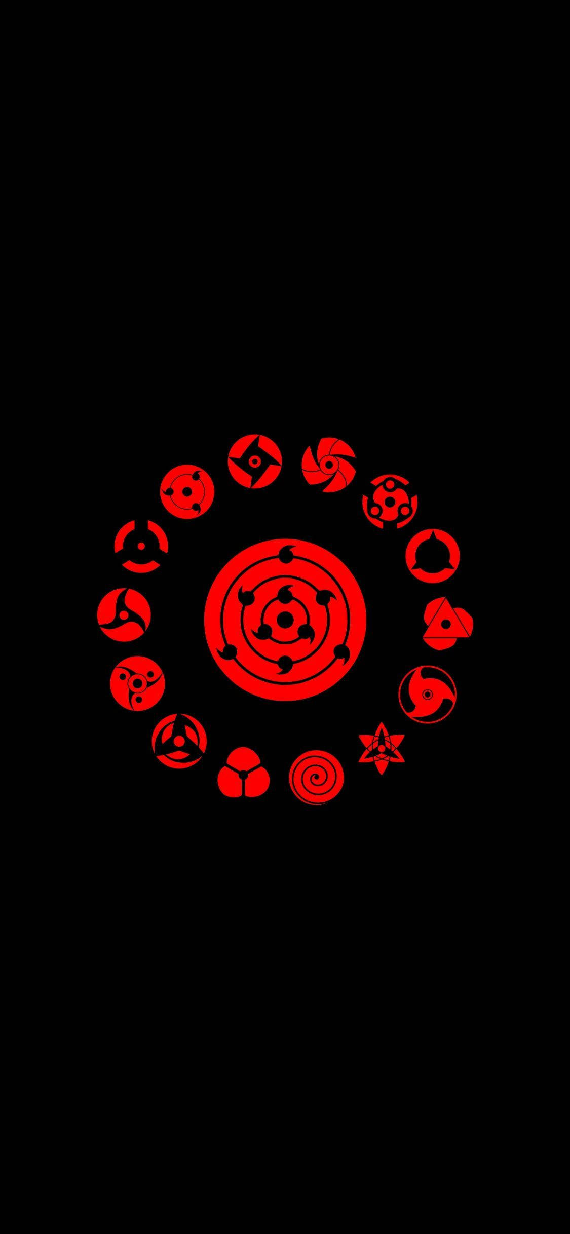 Biểu Tượng Sharingan Naruto iPhone Hình nền