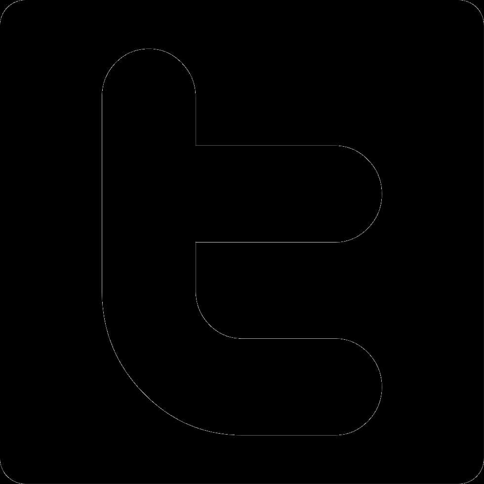 Biểu tượng Twitter hình bóng đen Hình nền
