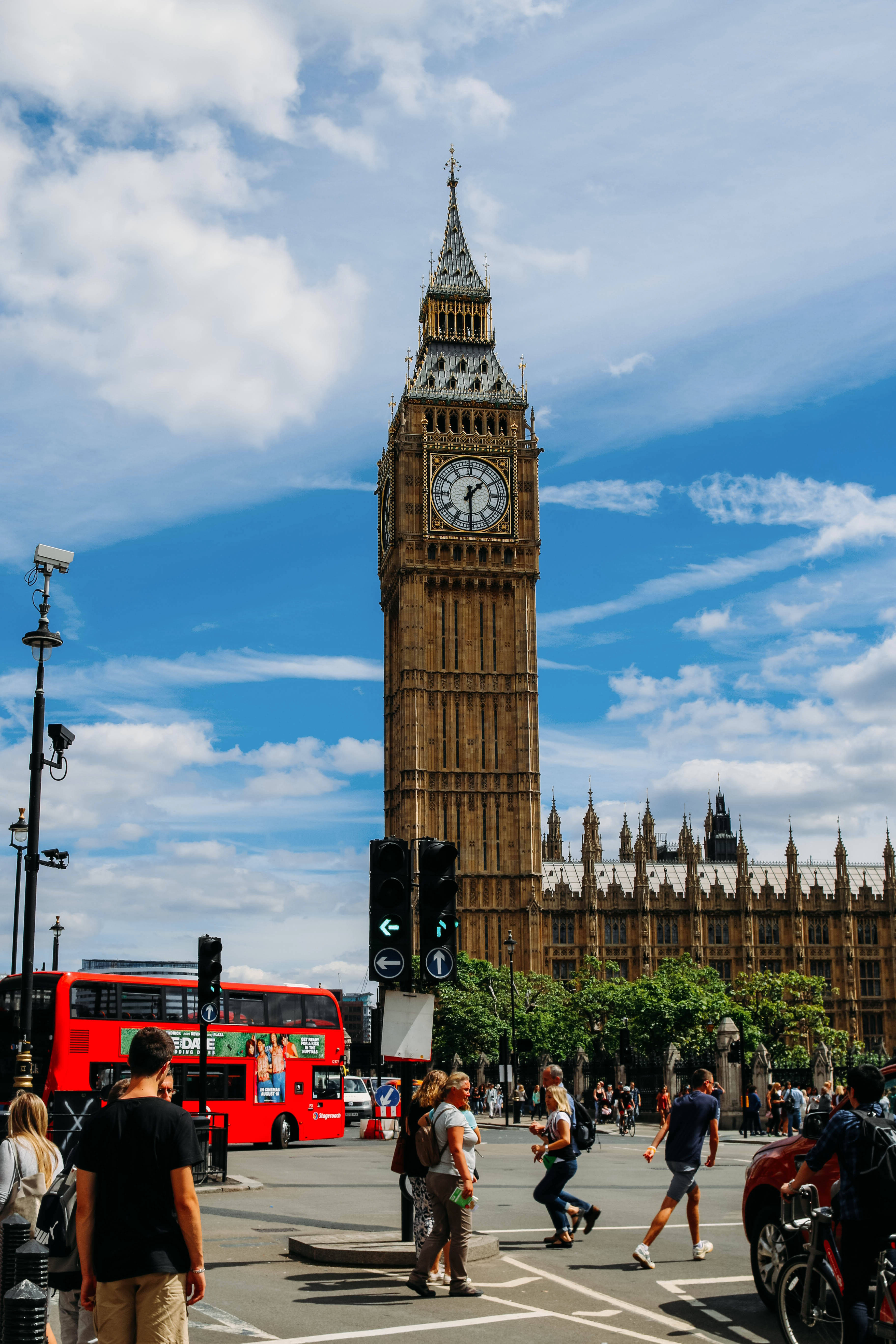 Big Ben và người đi bộ Hình nền