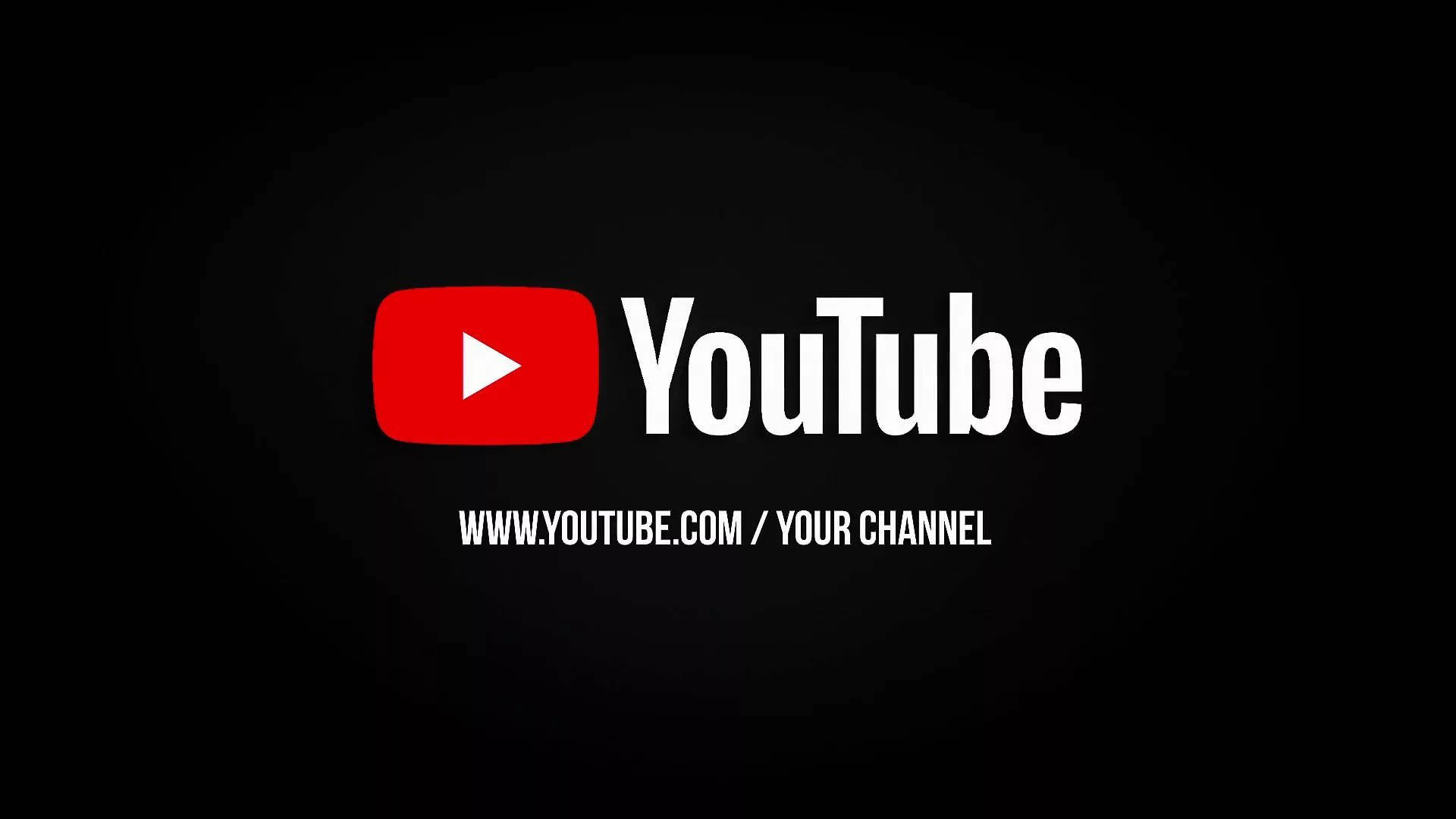 Black YouTube Your Channel Hình nền
