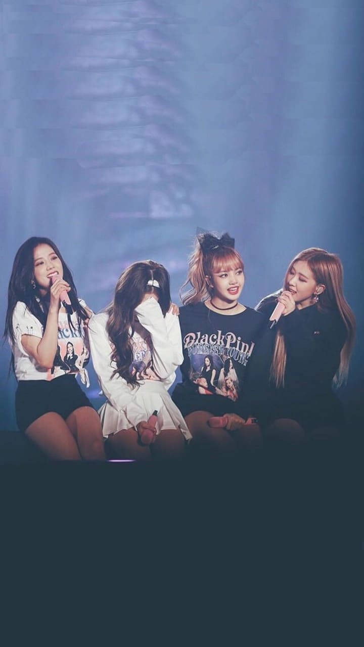 Blackpink Dễ Thương Khoảnh Khắc Trên Sân Khấu Hình nền