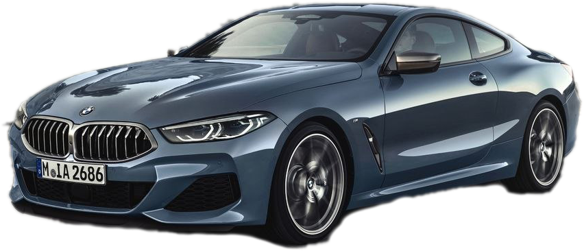 BMW 8 Series Coupe góc nhìn bên Hình nền