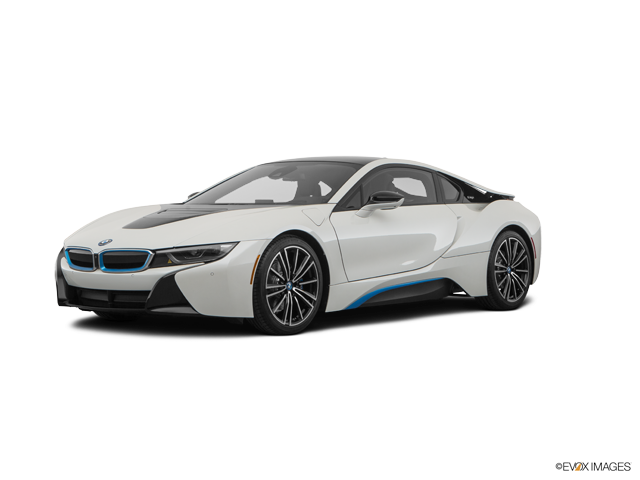 BMW i8 trắng nhìn từ bên hông Hình nền