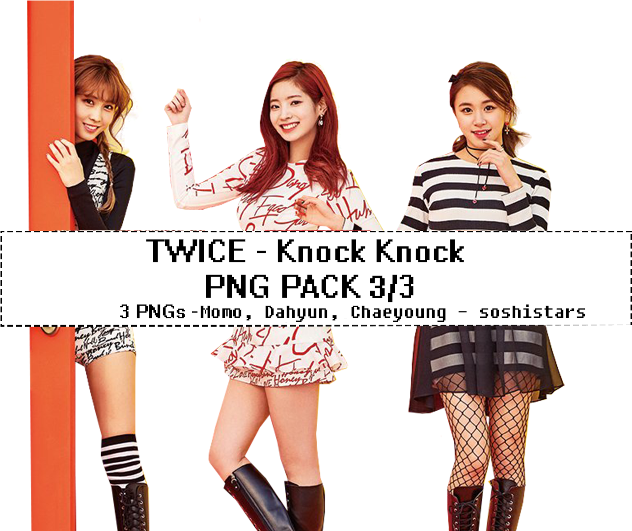 Bộ ảnh PNG Twice Knock Knock Hình nền