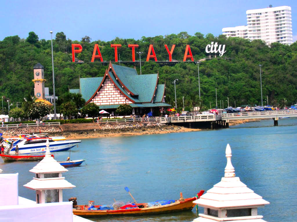 Bờ biển thành phố Pattaya Hình nền