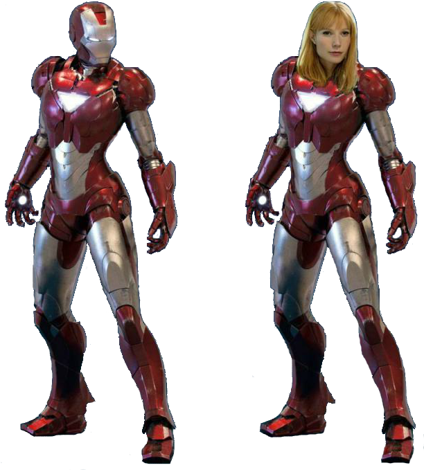 Bộ giáp Iron Man với đầu phụ nữ chỉnh sửa Hình nền