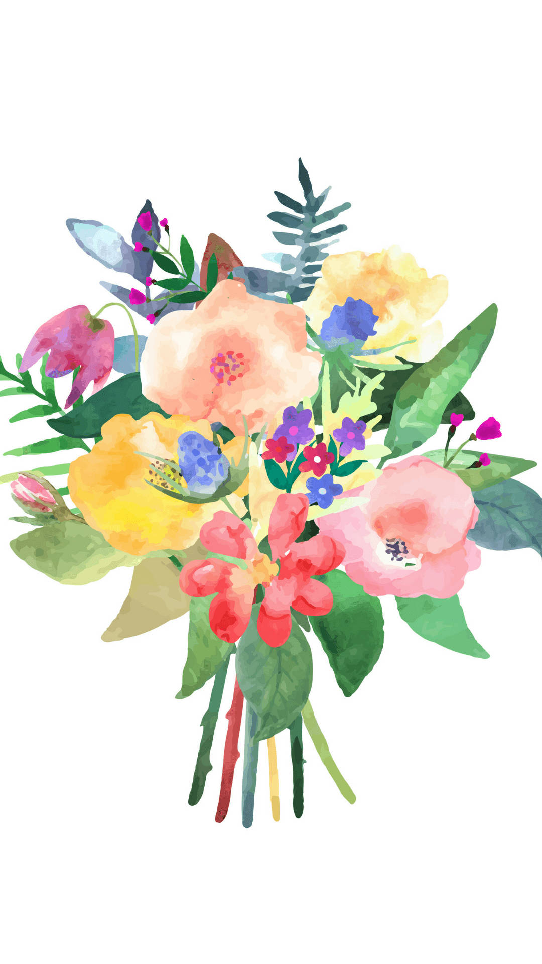 Bó Hoa Floral Cho iPhone Hình nền