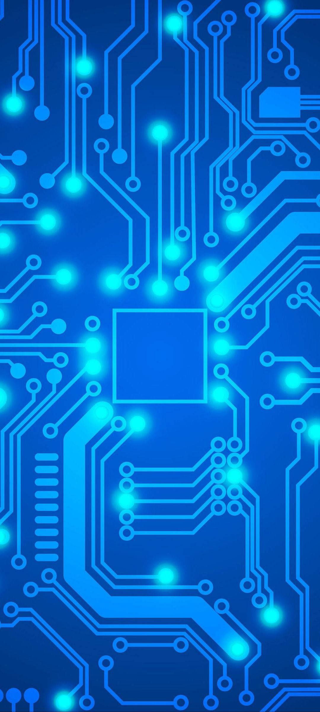 Bo mạch chủ Xanh Neon Điện thoại Hình nền