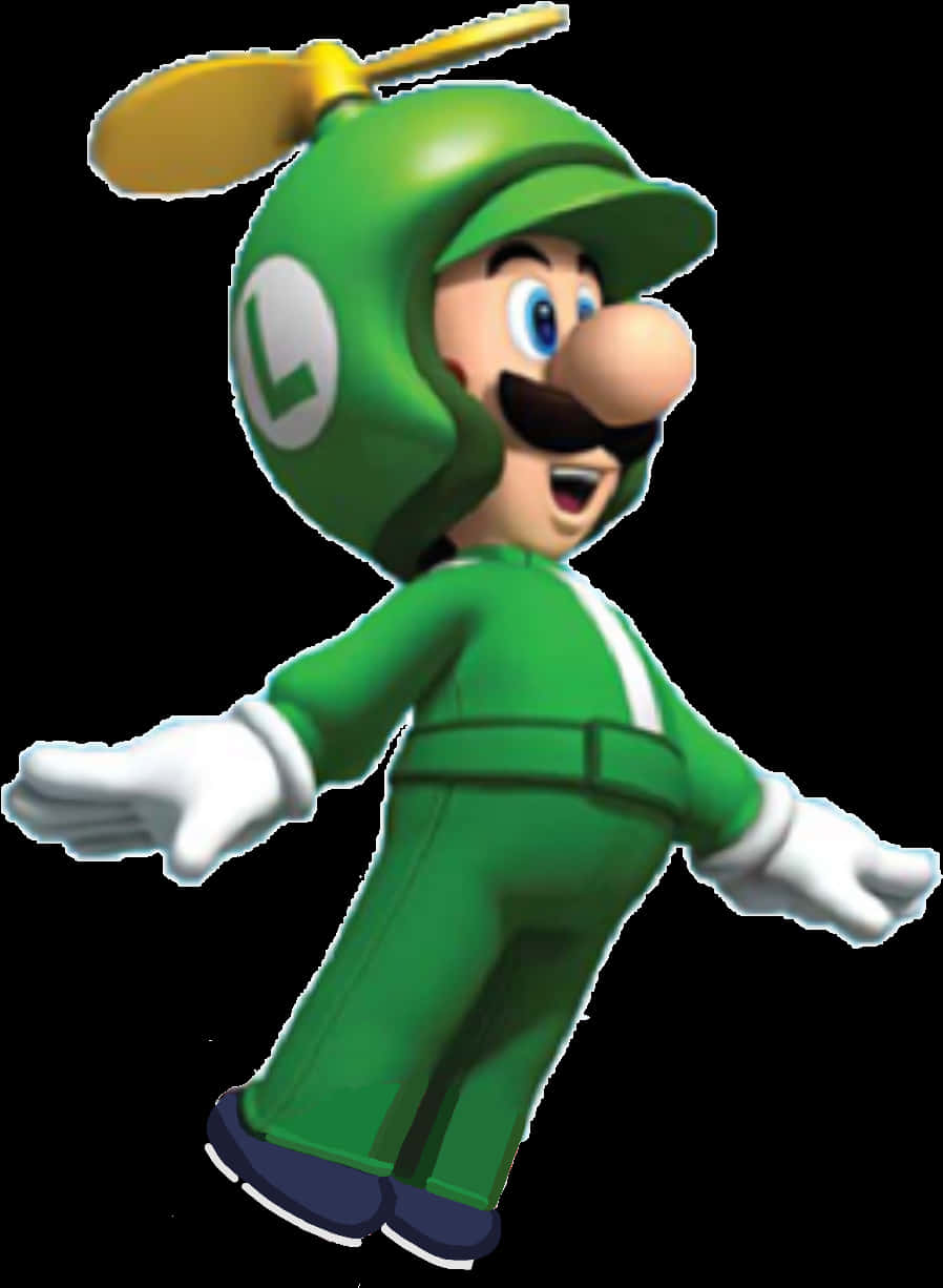 Bộ đồ Cánh quạt Luigi Hình nền