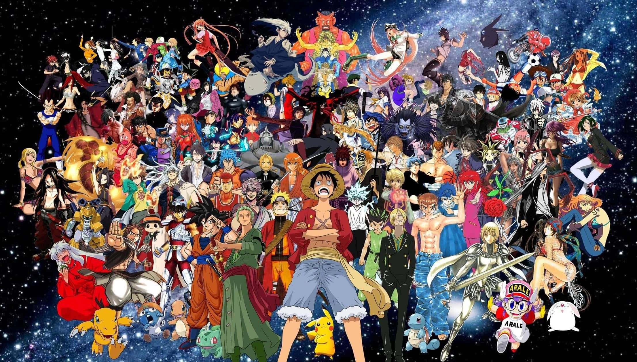 Bộ sưu tập hoành tráng tất cả nhân vật anime HD Hình nền