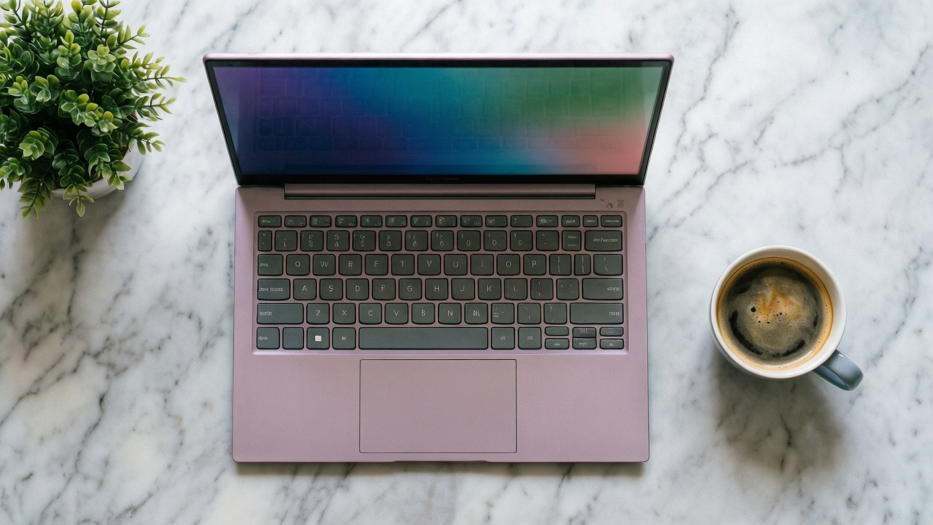Bố trí Chromebook phong cách phẳng Hình nền