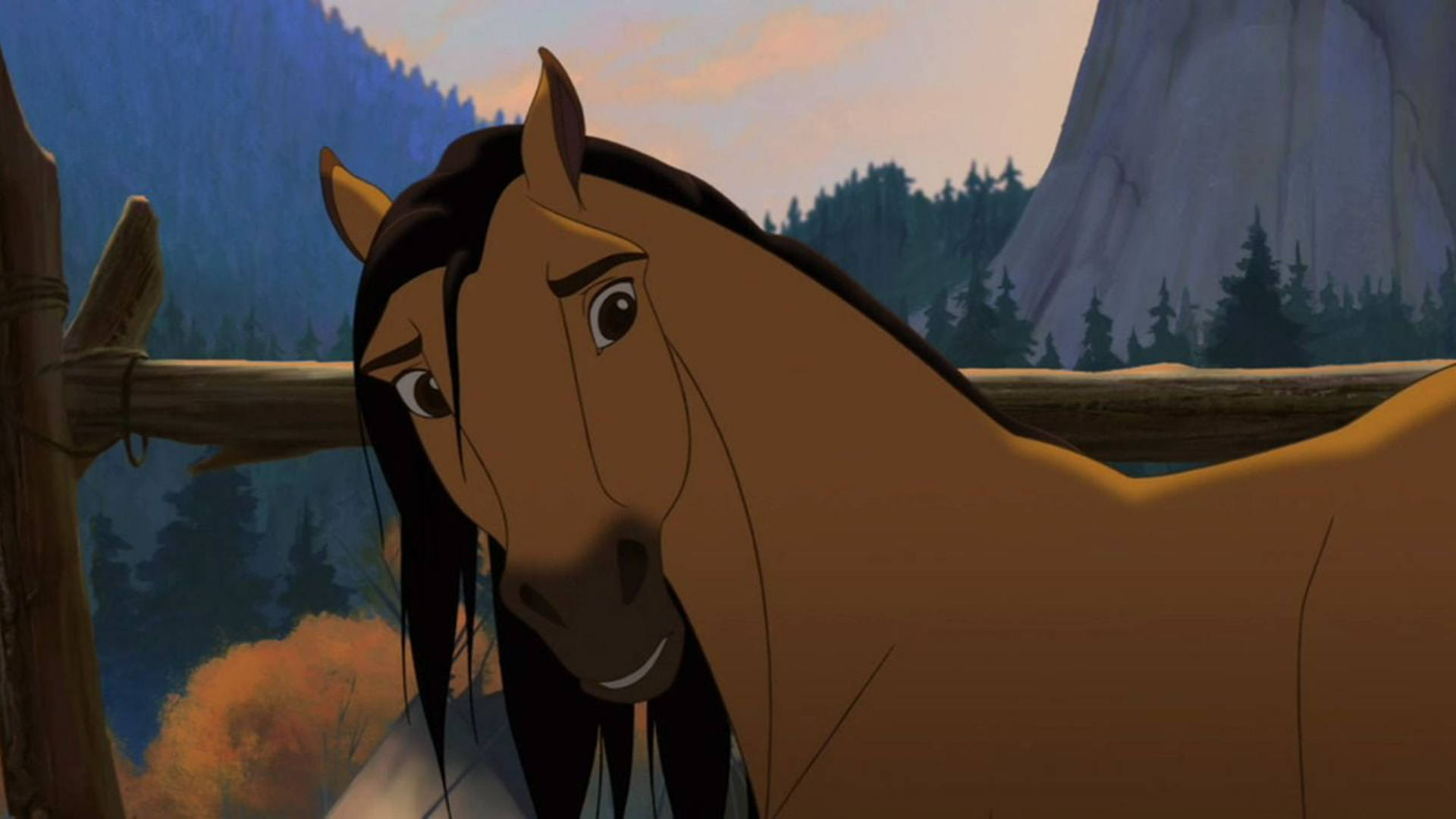 Bờm Dài Của Spirit Trong Spirit: Stallion Of The Cimarron Hình nền