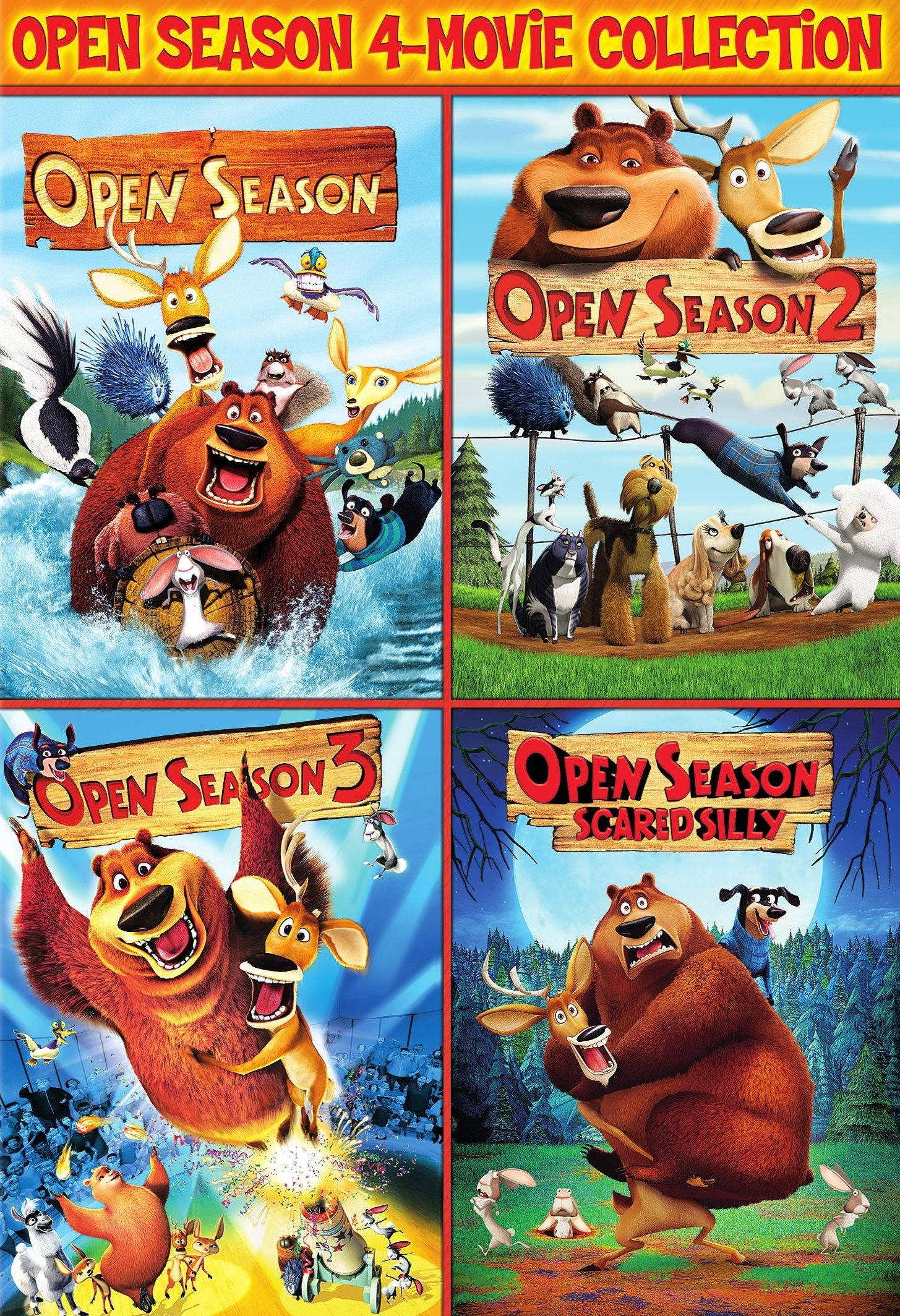 Bốn Áp phích Phim Open Season Hình nền