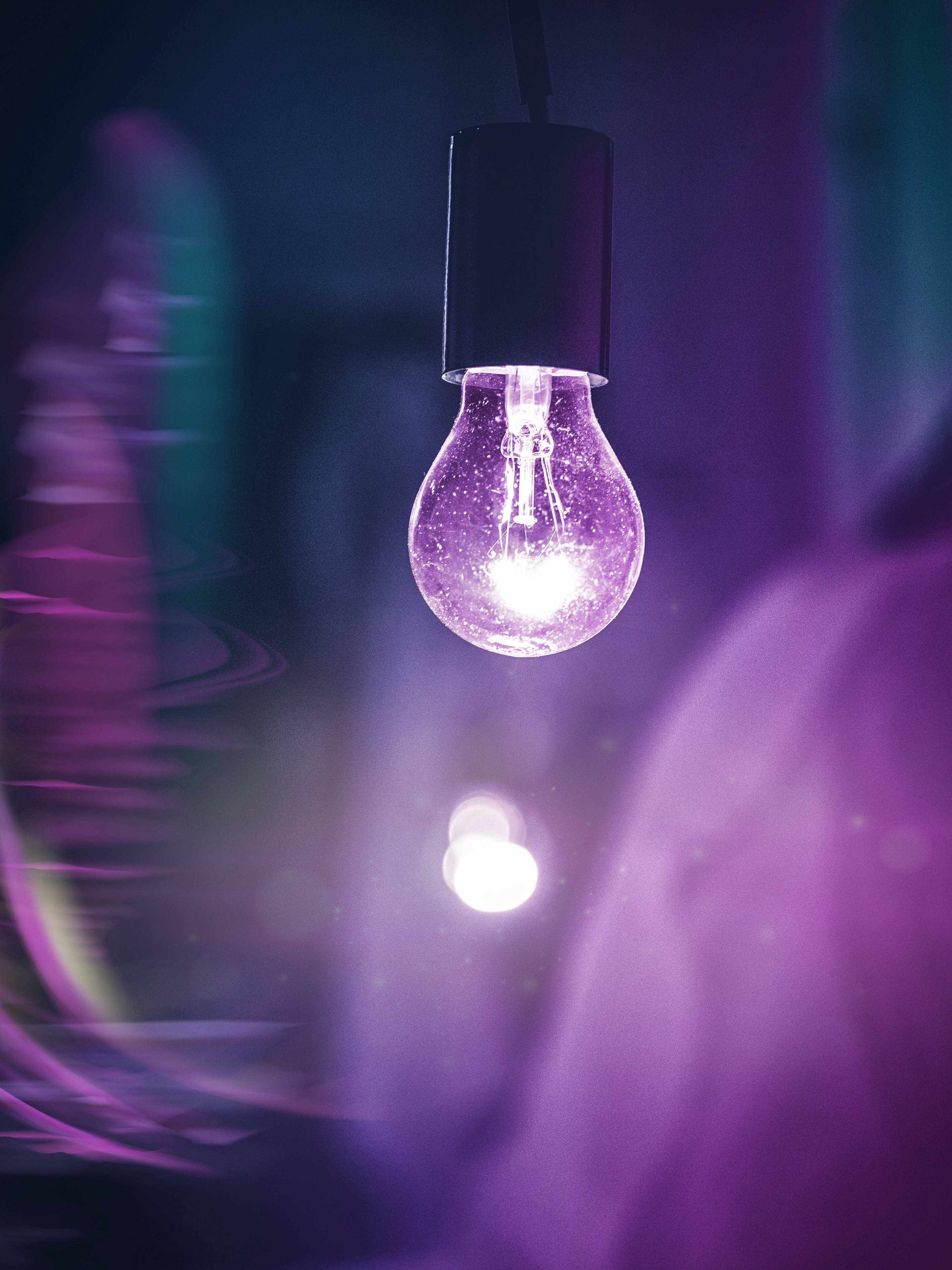 Bóng đèn Neon Tím Thẩm Mỹ Hình nền