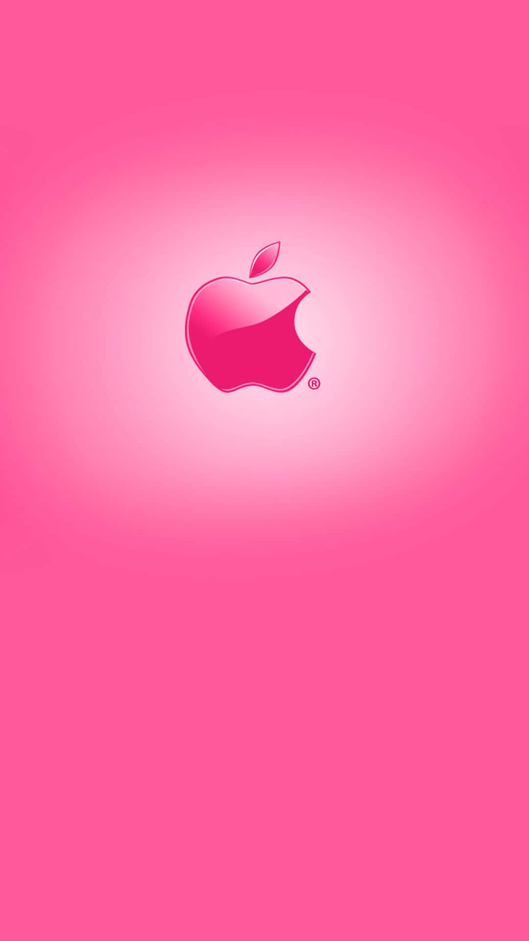 Bóng Hồng Logo Apple Tuyệt Đẹp Cho iPhone HD Hình nền