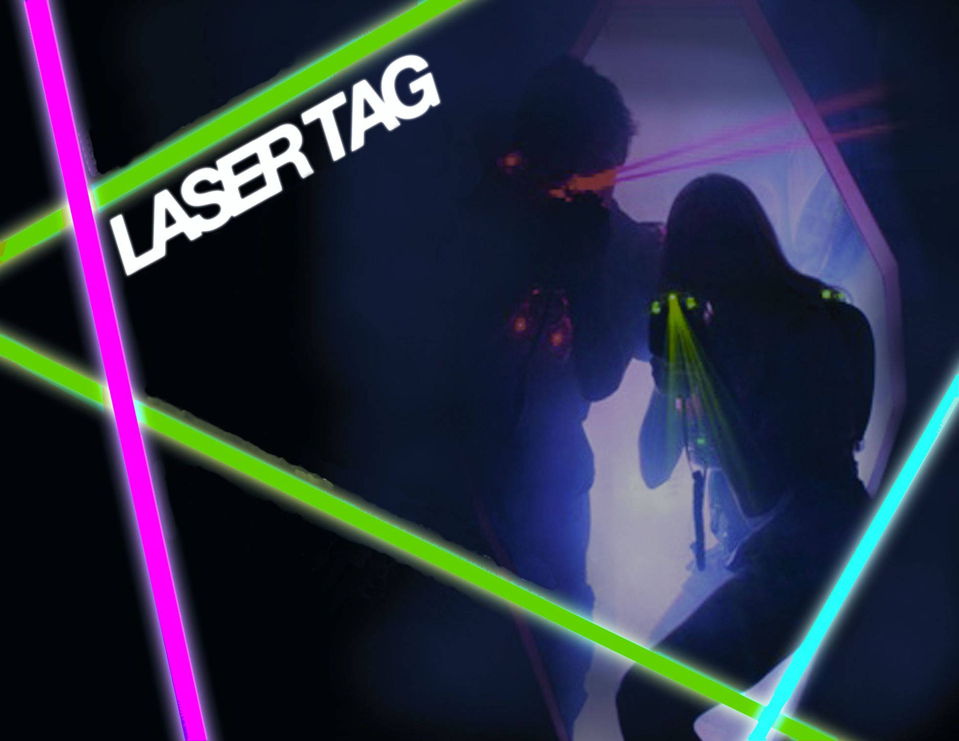 Bóng người chơi Laser Tag Hình nền