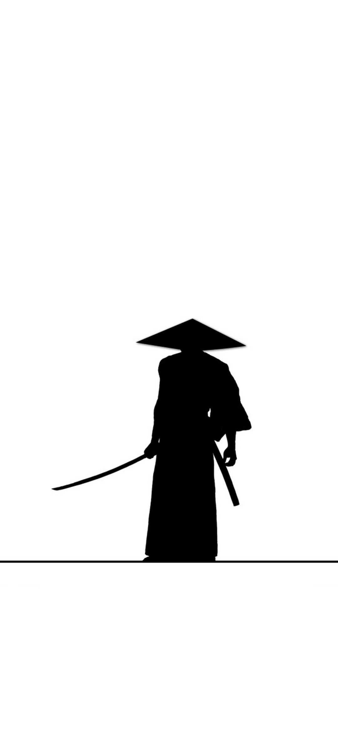 Bóng Samurai Trắng iPhone Hình nền
