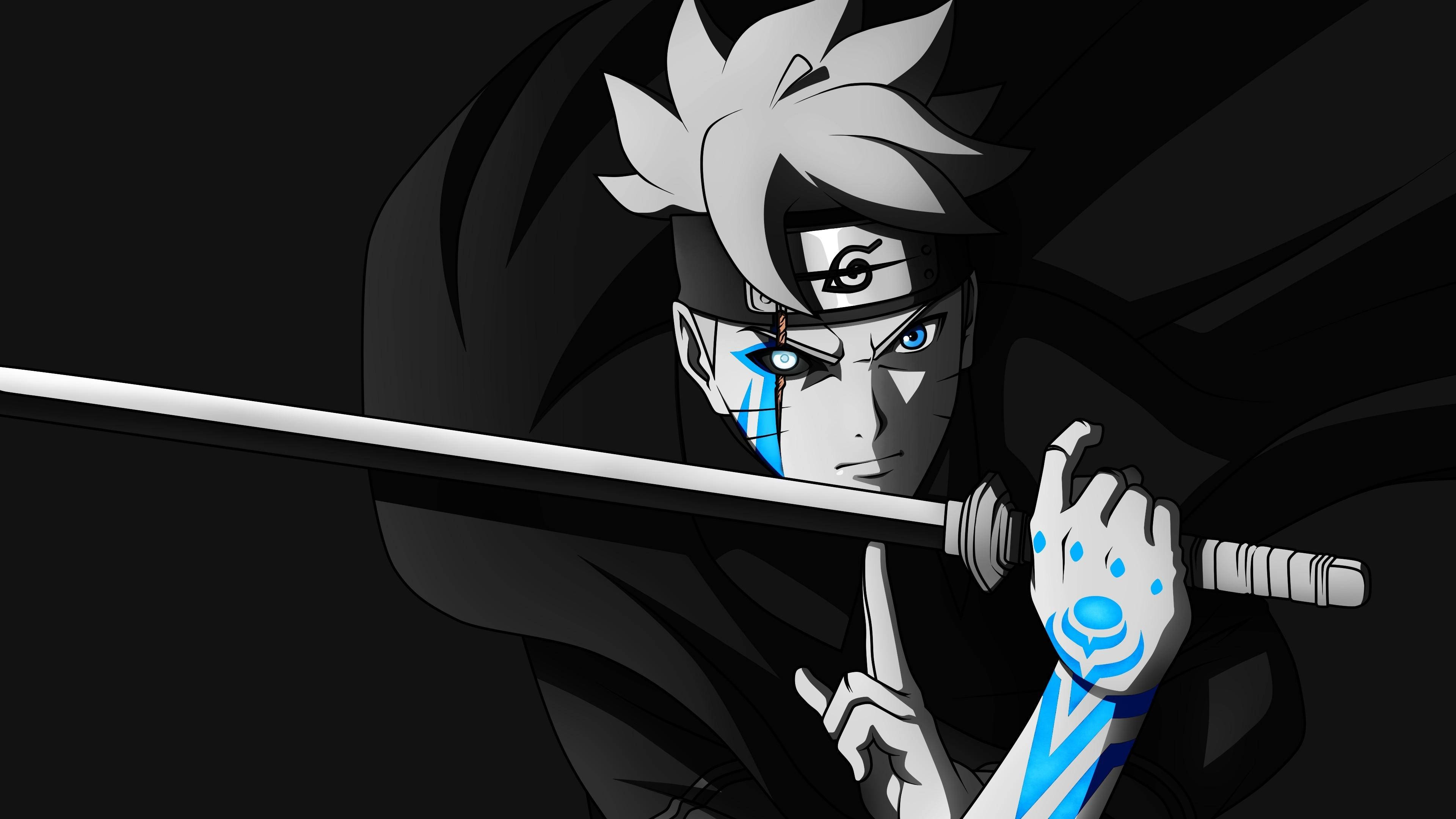 Boruto Anime Đen Hình nền