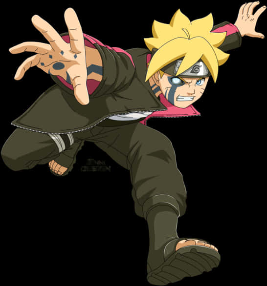 Boruto Uzumaki Tư Thế Ninja Hình nền