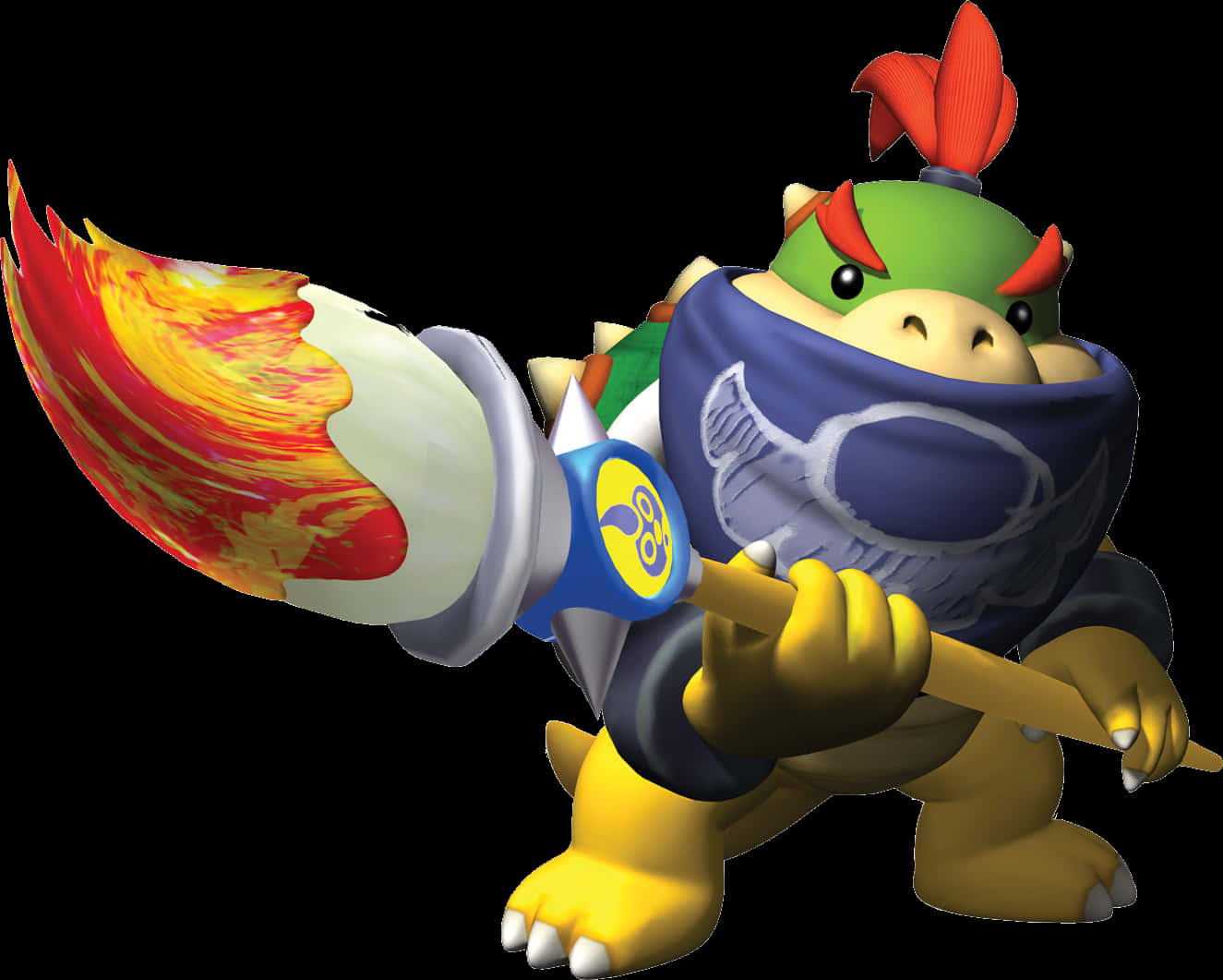 Bowser Jr. Hơi Thở Lửa Hình nền